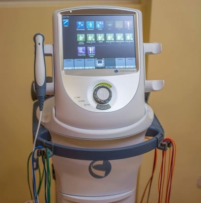 Interferential currents